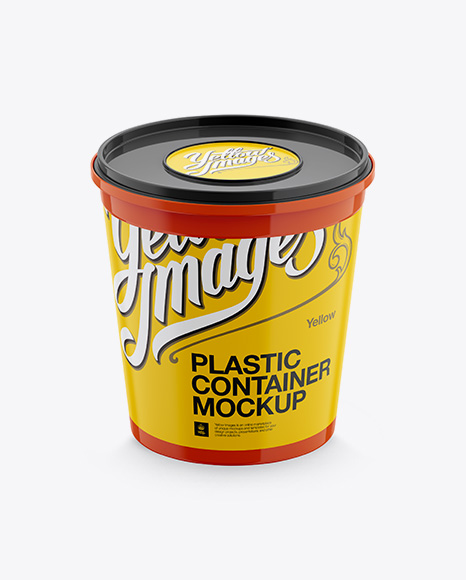 Download Glossy Plastic Container Psd Mockup Front View High Angle Shot Free Downloads 27264 Photoshop Psd Mockups PSD Mockup Templates