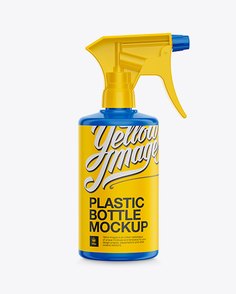 Download Plastic Trigger Spray Bottle Mockup in Bottle Mockups on ...