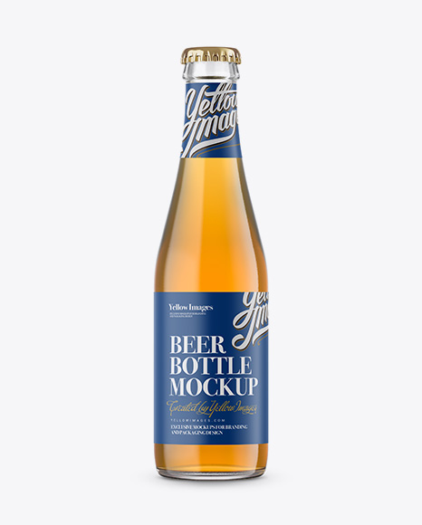 Download Download Psd Mockup 250Ml 25Cl Ale Beer Beer Bottle Beverage Bottle Bottle Mockup Clear Bottle ...
