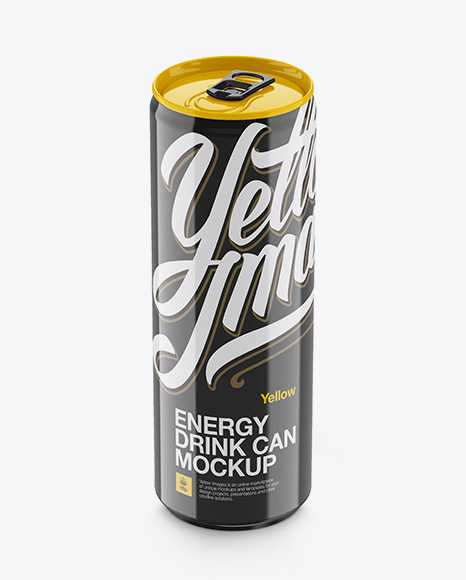 Download 250ml Aluminium Can With Gloss Finish Mockup High Angle Shot Packaging Mockups 3d Mockup Logo Free Yellowimages Mockups