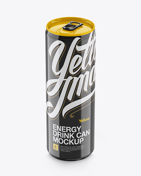 Download 250ml Aluminium Can With Gloss Finish Mockup High Angle Shot Packaging Mockups Mockups Psd Blog PSD Mockup Templates