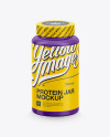Download Nutritional Supplement Bottle With Gloss Finish Mockup ... Yellowimages Mockups