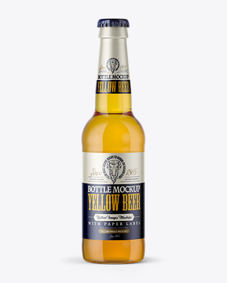 Download 50 330ml Amber Bottle With Dark Beer Branding Mockups Yellowimages Mockups