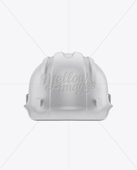 Download Matte Hard Hat Mockup - Front View in Apparel Mockups on ...