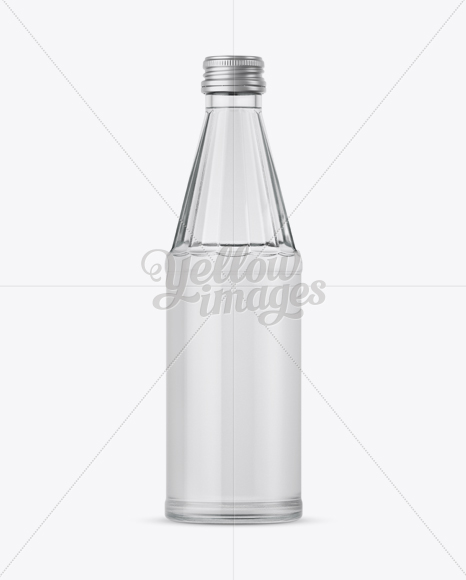 Download 330ml Glass Water Bottle Mockup in Bottle Mockups on Yellow Images Object Mockups
