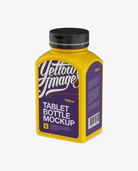 Download Download Plastic Pills Bottle Mockup Halfside View High Angle Shot Object Mockups Free Mockup Today Yellowimages Mockups