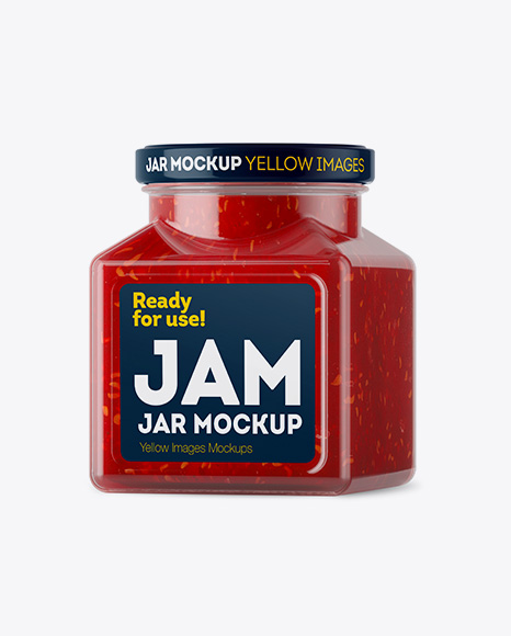 Glass Raspberry Jam Jar Mockup Free Download Psd Icons Or Vectors Of Logo Mockups