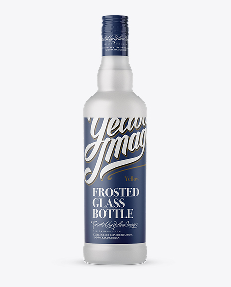 Download Frosted Glass Gin Bottle Mockup in Bottle Mockups on ...