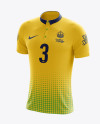 Download Men's Soccer Polo Shirt Mockup (Half Side View) in Apparel ...