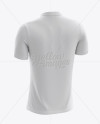 Download Men's Soccer Polo Shirt Mockup (Back Half Side View) in ...