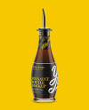 Download Light Soy Sauce Glass Bottle Mockup in Bottle Mockups on Yellow Images Object Mockups