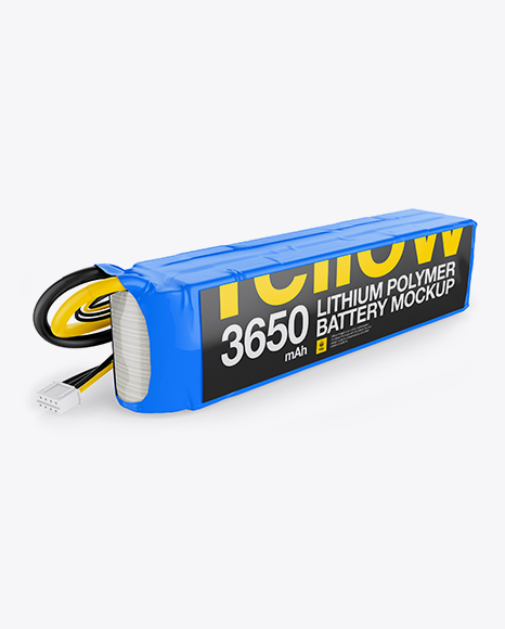 Download 3650mah 3s Lithium Polymer Battery Psd Mockup Half Side View Book Cover Free Psd Mockup Download Design Yellowimages Mockups