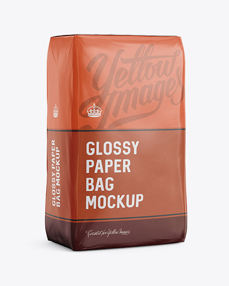 Download Download Glossy Paper Bag Mockup Halfside View Object Mockups Free Psd Mockups Templates Yellowimages Mockups