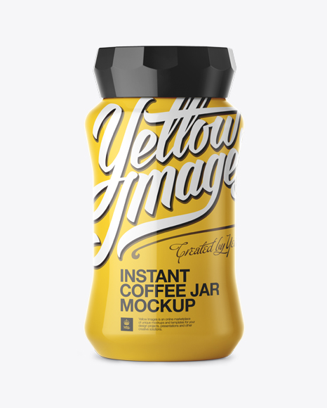 Download Instant Coffee Jar With Gloss Finish Mockup Packaging Mockups Free Psd Packaging Mockups Yellowimages Mockups