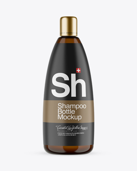 Download Download Psd Mockup Amber Bottle Brown Care Conditioner Cosmetic Exclusive Mockup Glossy Glossy Cap Hair Haircare PSD Mockup Templates