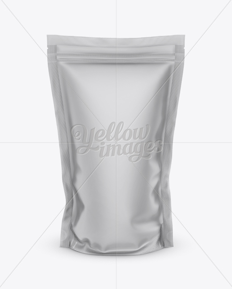 Download Matte Stand Up Pouch With Zipper Mockup Mockup - Front ... Yellowimages Mockups