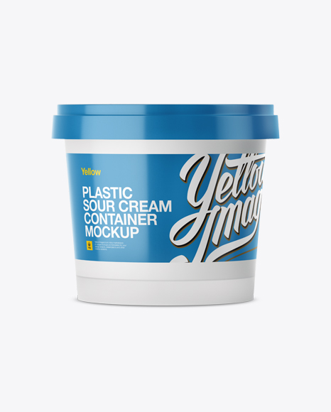 Download Frosted Plastic Container With Sour Cream Mockup Eye Level Shot Free Download Psd Mockup Templates Design Fresh Premium PSD Mockup Templates