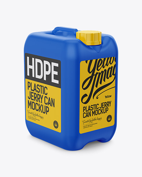 Download 10l Hdpe Jerry Can Psd Mockup Halfside View High Angle Shot Mockup Psd 68255 Free Psd File Templates Yellowimages Mockups
