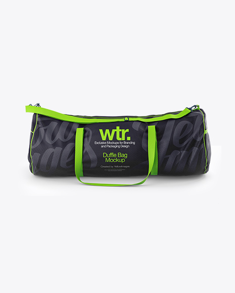 Download Duffle Bag Mockup - Front View in Apparel Mockups on ...