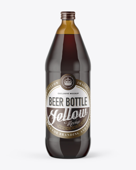 Download Download Psd Mockup 40oz Amber Bottle Amber Bottle Beer Amber Bottle For Beer Amber Bottle Psd PSD Mockup Templates
