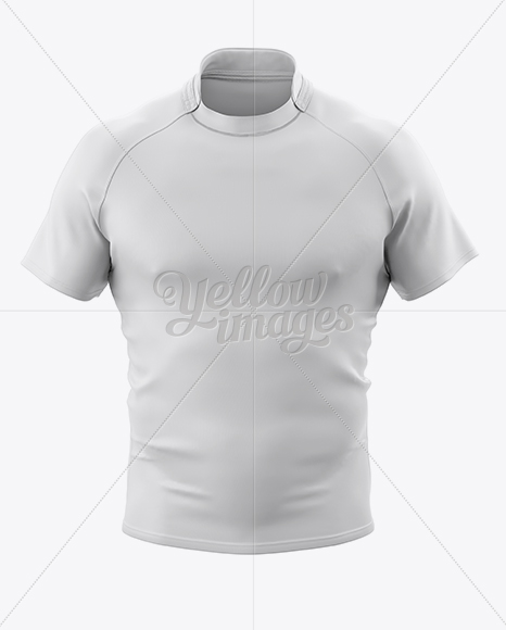 Download Men's Rugby Jersey Mockup - Front View in Apparel Mockups ...
