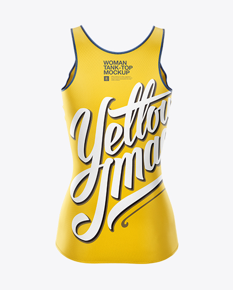 Download Womens Tank Top Premium Mockup Back View Object Mockups All Free Psd Mockup