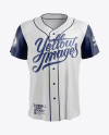 Download Men's Baseball Jersey Mockup - Front View in Apparel ...