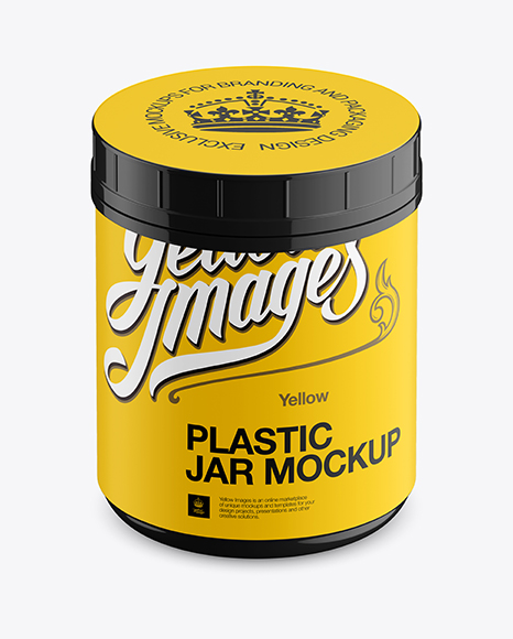 Download Glossy Plastic Jar With Matte Label Psd Mockup High Angle Shot Free Downloads 27219 Photoshop Psd Mockups Yellowimages Mockups