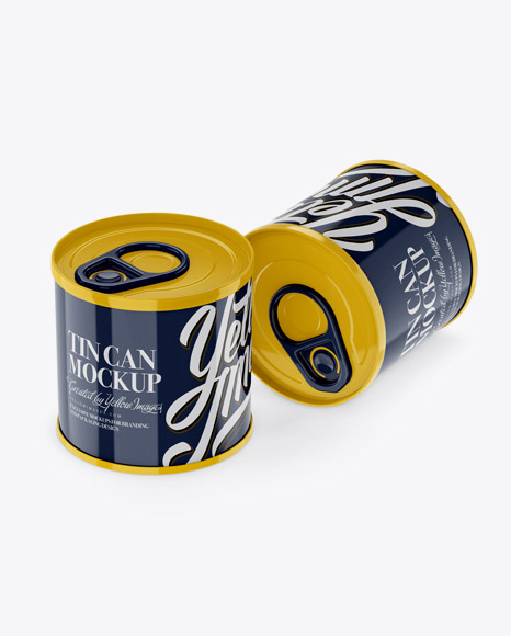 Two Tin Cans PSD Mockup 20.71 MB