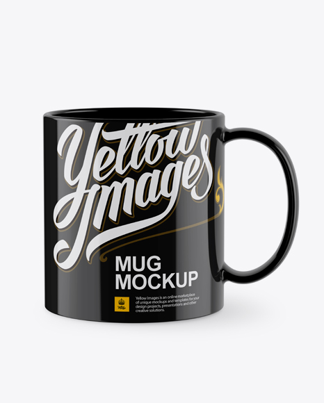 Glossy Mug PSD Mockup