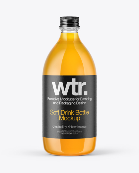 Download Glass Bottle With Soft Drink Mockup Bottle Mockups Pinterest Mockups Templates Graphic Design Yellowimages Mockups