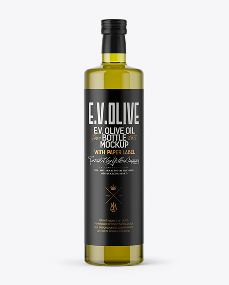 Download 1L Olive Oil Bottle Mockup Object Mockups - Free ...