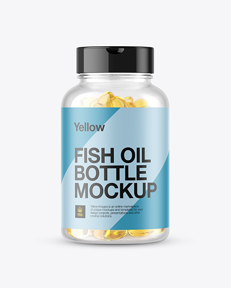 Download Download Clear Fish Oil Bottle Mockup Front View Object Mockups Mockup Vectors Psd Files Free Download Yellowimages Mockups