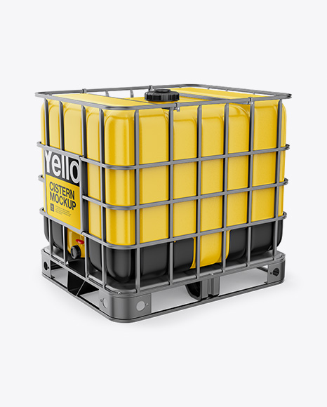 Download Intermediate Bulk Container IBC Front 3/4 View