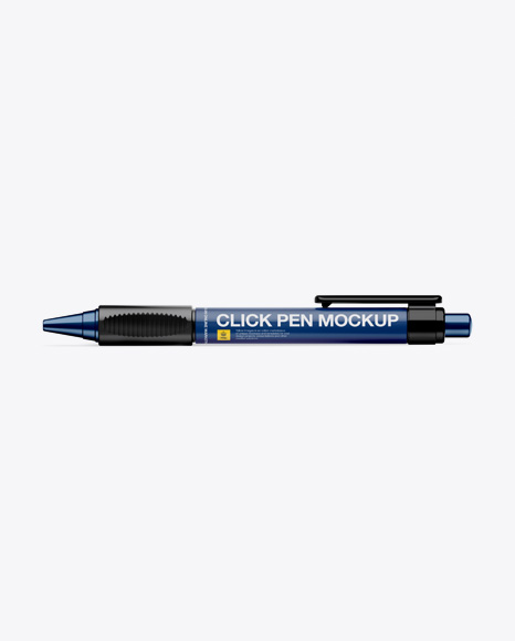 Click Pen PSD Mockup Side View