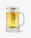 Pilsner Beer Mug Mockup in Cup & Bowl Mockups on Yellow Images Object