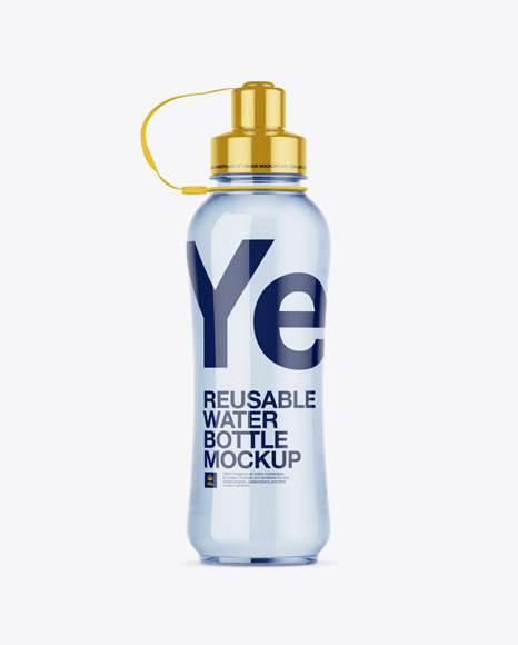 Download Download Clear Sport Bottle Mockup - Front View Object ...