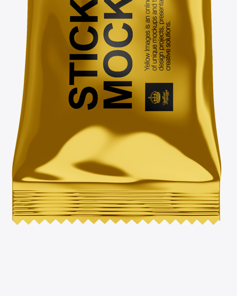 Download Metallic Stick Sachet Mockup - Front View in Sachet ... Yellowimages Mockups