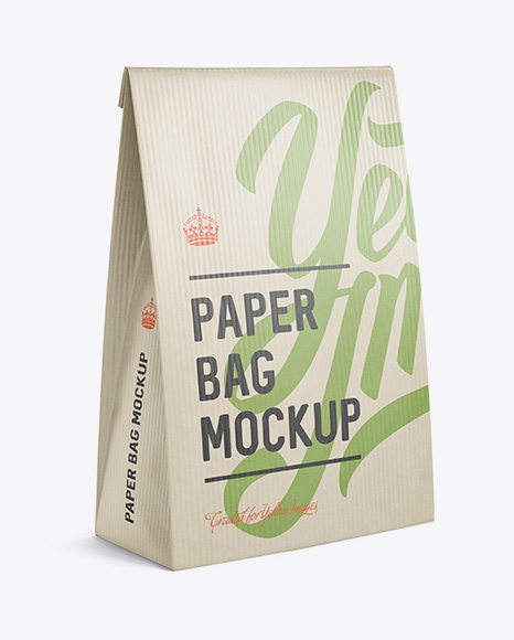 Download Paper Bag Mockup Halfside View Object Mockups Free Mockup Psd T Shirt
