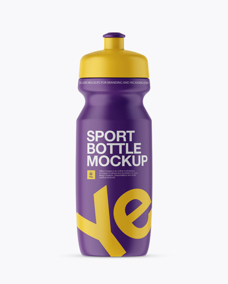 Download Matte Plastic Sport Bottle Mockup - Premium Download Free Mockup