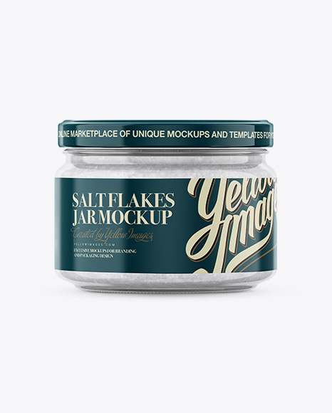 Salt Flakes Jar Psd Mockup Mockups Photoshop Tutorial