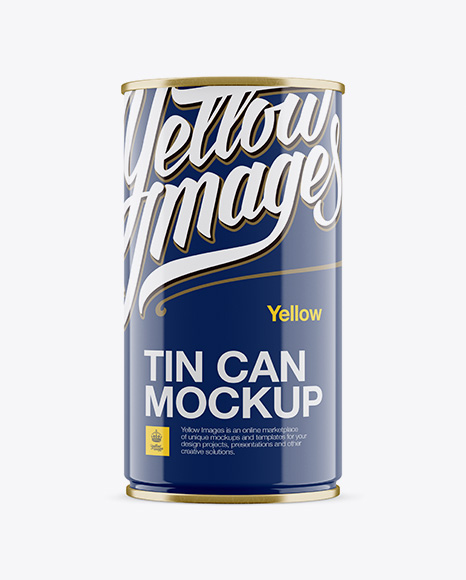 Download Glossy Tin Can Psd Mockup Free Psd Mockup Showcase Design Yellowimages Mockups