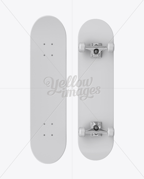 Download Skateboard Mockup - Front & Back View in Vehicle Mockups ...
