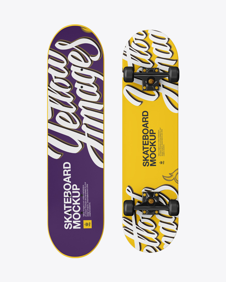 Download Download Psd Mockup Back View Design Exclusive Front View Mockup Photo Realistic Photorealistic Psd Psd Mock Up Psd Mockup Skate Skateboard Skateboards Smart Layer Smart Layers Smart Object Sport Yellow Images Yellow Images PSD Mockup Templates