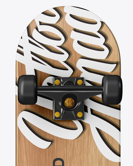 Download Skateboard Mockup - Front & Back View in Vehicle Mockups ...