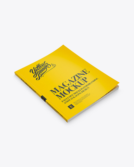 Download Magazine Mockup Halfside Views High Angle Psd Template A4 Magazine Cover Mockup Psd All Free Mockups Yellowimages Mockups