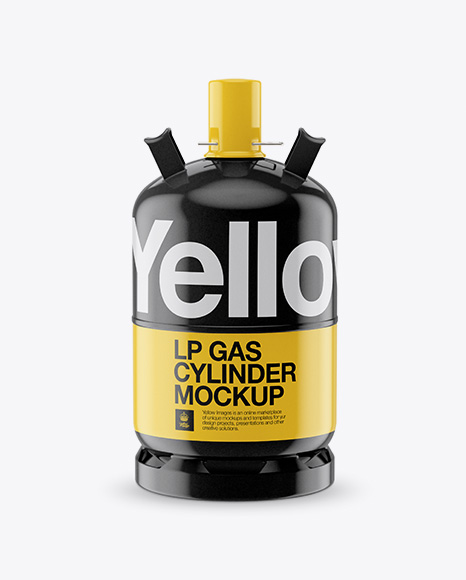 Download Download Psd Mockup Bottled Gas Butane Butane Bottle Butane Cylinder Cap Cylinder Cylinder Mockup Front View PSD Mockup Templates