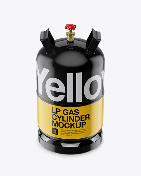 Download Glossy Lp Gas Cylinder Psd Mockup Front View High Angle Shot Best Quality Download 3546576800 Psd Mockup Product Yellowimages Mockups