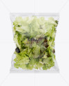 Clear Plastic Bag With Salad in Bag & Sack Mockups on ...
