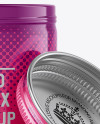 Download 100ml Open Round Tin Box with Glossy Finish Mockup - Front ... Yellowimages Mockups